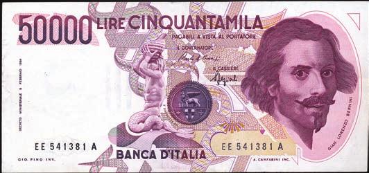 000 Lire - Bernini 2 tipo 21/12/1999 - Alfa 909sp; Lireuro 81Da R - Sostitutiva XD FDS 60 5552 50.