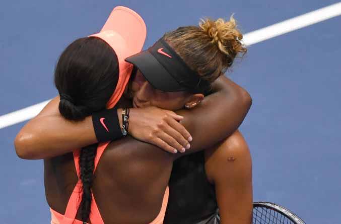 E così quest anno il circuito rosa ha incoronato quattro differenti vincitrici Slam: Serena a Melbourne, Ostapenko a Parigi, Muguruza a Wimbledon e proprio Stephens a Flushing Meadows.