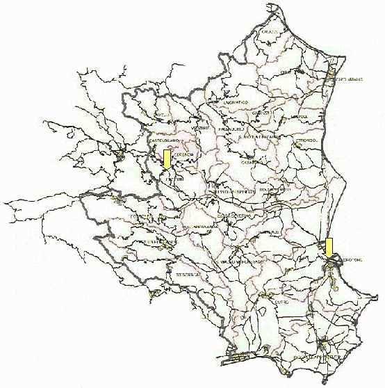 Sistemi e mezzi di controllo ambientale- La rete provinciale di rilevamento della qualità dell aria L'ufficio ambiente della Provincia di Crotone ha adottato un sistema integrato per il monitoraggio