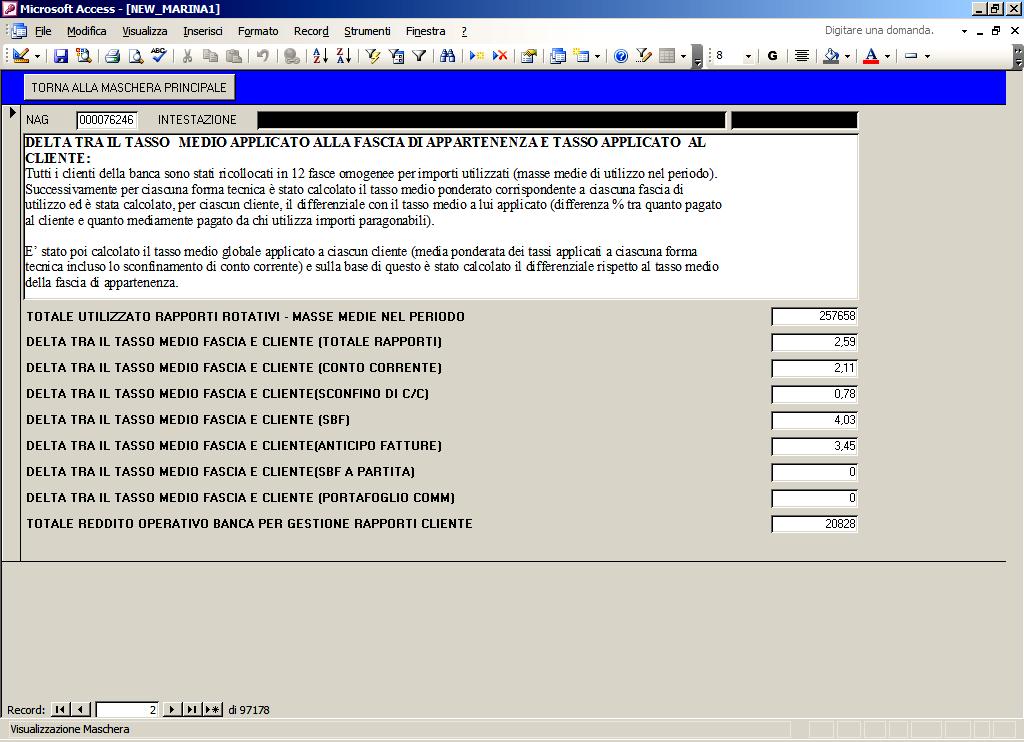 I tassi di remunerazione da applicare non