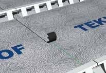 INDICAZIONI DI POSA I pannelli TEKNOROOF vanno posati dalla linea di gronda verso il colmo e da sinistra verso destra. La parte eccedente del pannello andrà posata all inizio della fila successiva. 2.