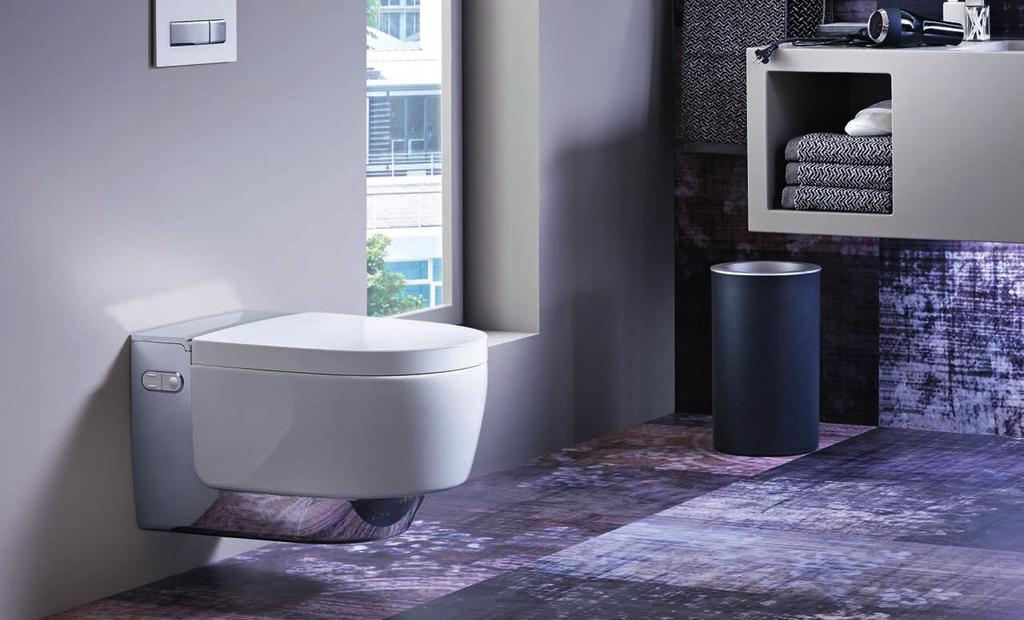 nel perfezionamento dei nostri prodotti. Con il risultato che i WC con funzione bidet Geberit AquaClean vantano numerose tecnologie brevettate e uno straordinario livello di comfort e raffinatezza.