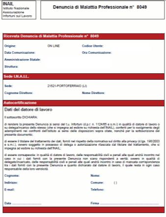 ATTENZIONE: il valore del campo Identificativo certificato deve essere inserito così come presente sul certificato.