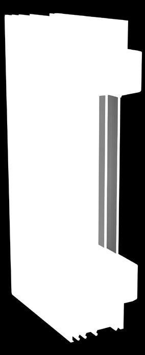 camere d isolamento nel profilo telaio profondità 90 mm grazie alla guarnizione mediana le componenti della ferramenta sono al riparo da umidità e polvere 4 punti di chiusura di sicurezza Cerniere a