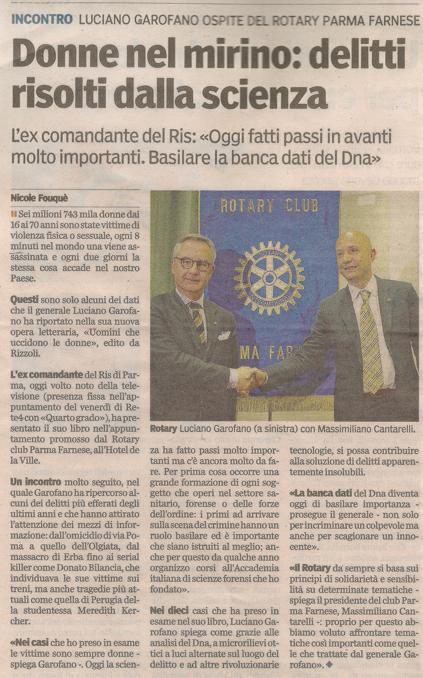 Gazzetta di Parma Pagina 4 Anno rotariano
