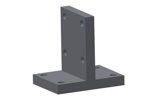 Sezione "C" 03.01 SUPPORTO A "T" 5 520 Base 70 x 55 x 70 con n 4 + 4 fori Ø8 H7 03.02 SUPPORTO A "T" Base 70 x 55 x 105 con n 4 + 4 fori Ø8 H7 5 550 03.