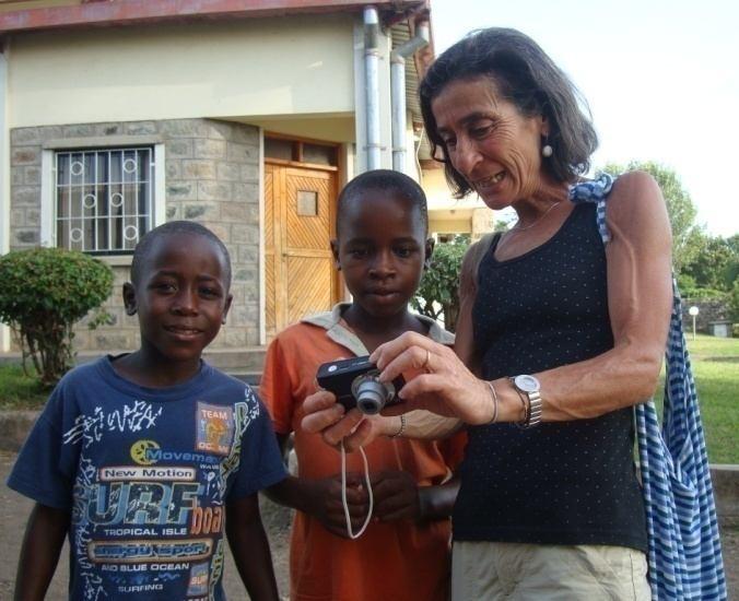 18 th January Teresa and her husband Pasquale Boni visited the centre while in the company of Fulvia Ferrari who is a close friend of Karungu.