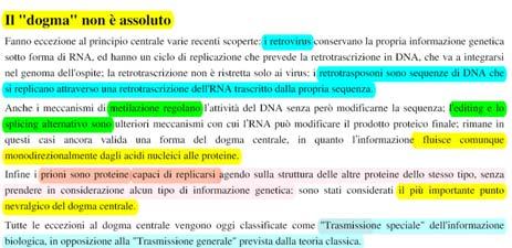 non codifica per proteine codifica per diversi tipi di RNA funzionali.
