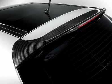 spoiler posteriore Rear spoiler In carbonio.