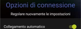 Richiesta di avvio 3 Smart device: toccare nuovamente Opzioni di connessione.