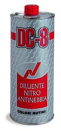 DC-8 DILUENTE NITRO ANTINEBBIA Diluente nitro antinebbia con buon potere