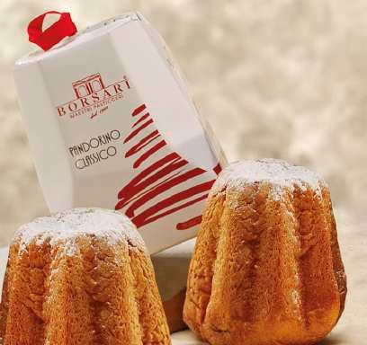 I PICCOLI: BORSARI - TUTTO BURRO Panettoncino Astucciato Panettoncino tuttoburro Astucciato. Small Traditional Panettone 100% Butter - Box.