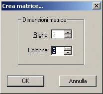 Laboratorio di matematica Dopo aver scritto le intestazioni come illustrato nella tabella proposta immettiamo gli elementi della prima matrice nelle celle B6, B7, C6, C7, mentre nelle celle F6, F7,