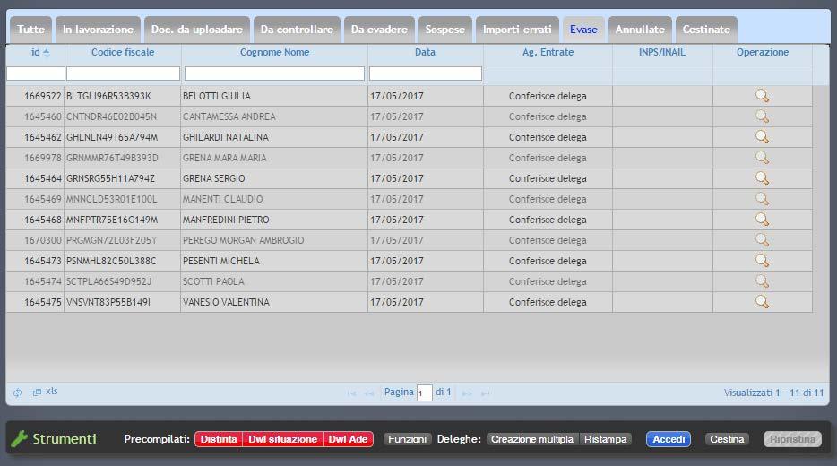 L evasione riguarda anche i nominativi per i quali i precompilati non sono presenti, o per i quali sono stati inseriti gli importi errati (inserire gli importi relativi alla dichiarazione 2015