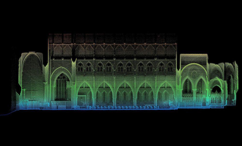 Strutture dati Point clouds Point Cloud Un point cloud è un insieme di punti nello spazio non dotato di informazioni topologiche (niente lati ne triangoli), proviente ad esempio da rilevazioni laser.