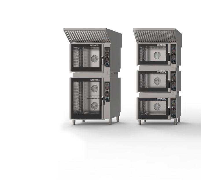 FORNI OVENS KIT DI SOVRAPPOSIZIONE PER TECNOCOMBI TECNODUAL STACKING KIT FOR TECNOCOMBI TECNODUAL KIT PER LA SOVRAPPONIBILITÁ Flessibilità, razionalizzazione del lavoro, risparmio energetico,