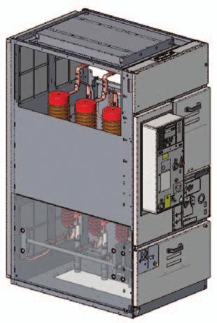 SBR Unità interruttore rovesciata A Unità disponibile nella larghezza di 750 mm.