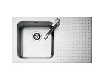 LAVELLI ACCIAIO INOX - CON BORDO RIBASSATO MM IS9060D gocciolatoio dx E 299,00 IS9060S gocciolatoio sx E 299,00 IS90602 E 44,00 IS0060D gocciolatoio dx E 459,00 IS0060S gocciolatoio sx E 459,00