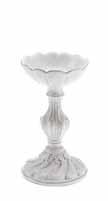 9949/22 Candeliere Coppa Coste Round Base Candleholder cm. 22 h.