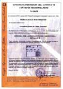 Certificazioni Certifications Zertifizierungen