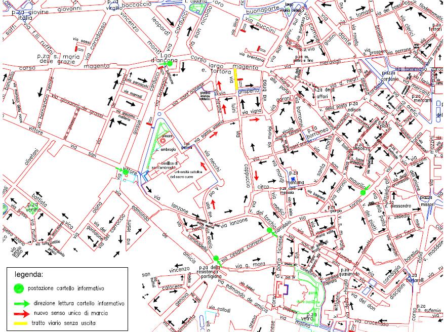 3 - MILANO ROMANA MODIFICA DEGLI SCHEMI DI