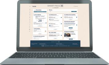 ACCESSO PRIVILEGIATO A SMART FISCO 24 SMART FISCO 24 Con SmartFisco24 scegli quali contenuti ti interessano, quali aggiornamenti seguire, quali scadenze tenere d'occhio.