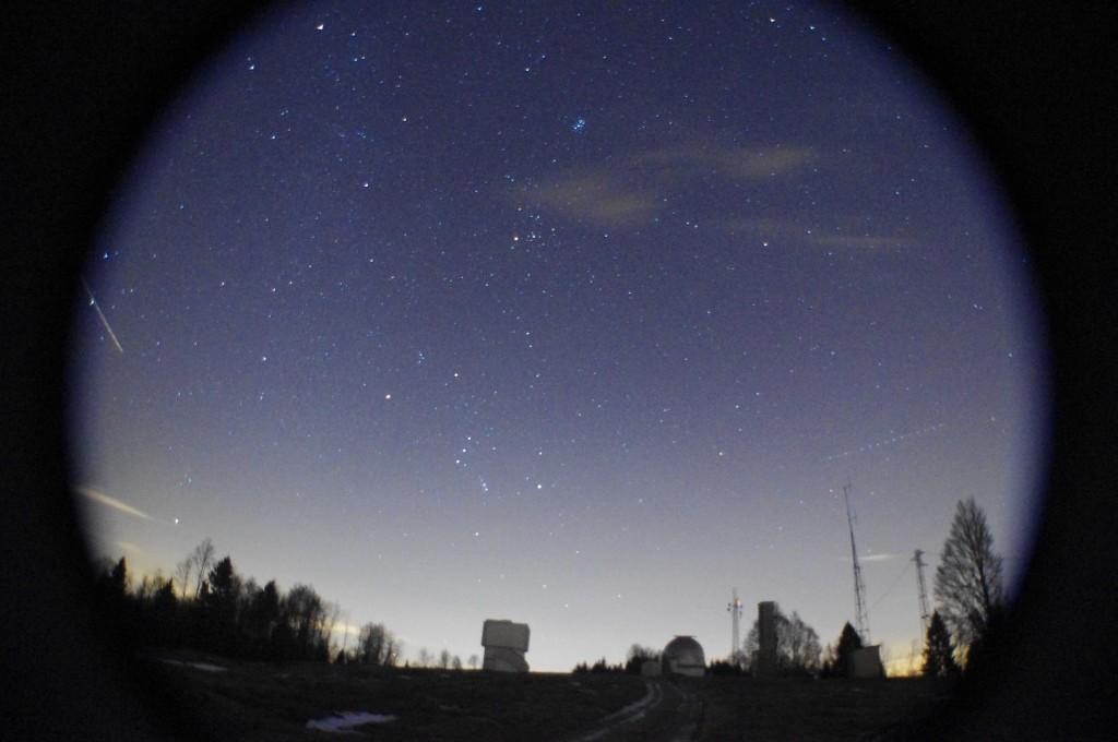 The southern sky at Asiago-Ekar (Jan.