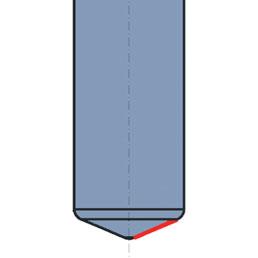 Per esempio, la struttura compatta degli utensile consente un raggio di taglio pari a 500 mm.