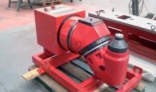 SIEMENS Hydraulic press MOSSINI mod. PO/2M/P400 power 400 ton.