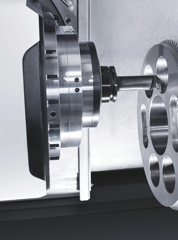2 I su macchine di tornitura e fresatura Movimento 2: interpolazione circolare del mandrino TC in X e Y Tornitura Movimento 1: Rotazione sincronizzata dell utensile MODELLI: CTX TC / CTX TC 4A DMC V