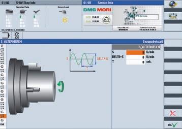 motorizzazione utensile, per prevenire le vibrazioni nell impiego di punte lunghe Interfaccia operativa MODELLI: NEF CTX CTX TC / CTX TC 4A NTX 1000 CTV SPRINT 50 /