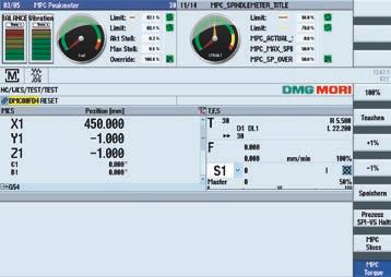 58 + 24 esclusivi cicli tecnologici DMG MORI + Tornitura e tornitura / fresatura Fresatura e fresatura / tornitura MPC 2.