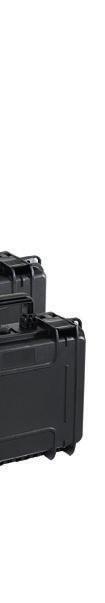 These cases offer superior protection from the elements, water, dust and impacts, making them suitable