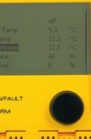 040 EY-RU346F001 Apparecchio di comando ecos 5, LCD NTC, dxs, 4 tasti, senza cornice 94.