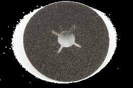 CERAMIC FIBRE DISCS WITH GRINDINGS AIDS VSM XF885. New microcristalline structure allows for faster and more aggressive stock removal. Grinding aids. Ø Grana / Grit Ord. Min.