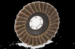 DISCHI LAMELLARI E DISCHI DA TAGLIO E SBAVO FLAP DISCS, CUTTING AND GRINDING DISCS SC F DISCHI LAMELLARI SCM SC F SCM FLAP DISCS Rimozione delle imperfezioni sulle superrfici ed eliminazione dei