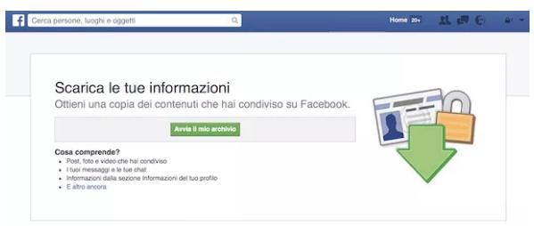 Come cancellarsi da Facebook Backup dei dati Per scaricare una copia dei tuoi dati da Facebook, accedi al menu con le impostazioni del tuo profilo e clicca sulla voce Scarica una copia dei tuoi dati