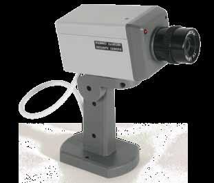 CAMD2 21, Falsa telecamera motorizzata Da esterno Dispone di corpo in metallo, con