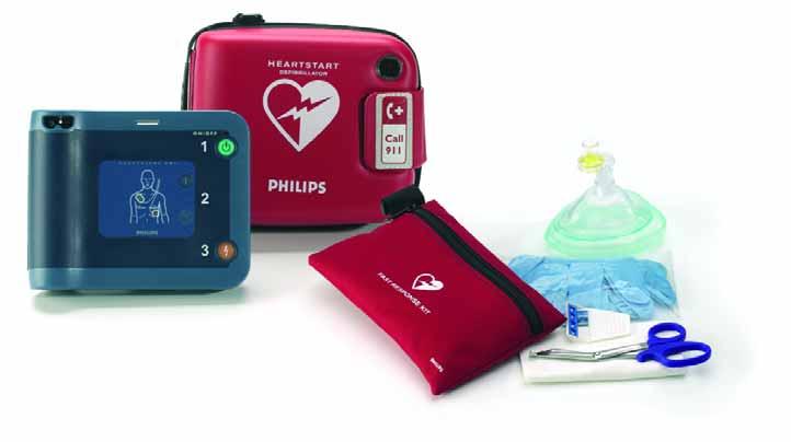 Defibrillatore Philips HeartStart FRx Accessori e materiali di consumo Resistenti e pronti per l uso Sulla scena dell incidente con le forze di polizia, in occasione di eventi scolastici sportivi o