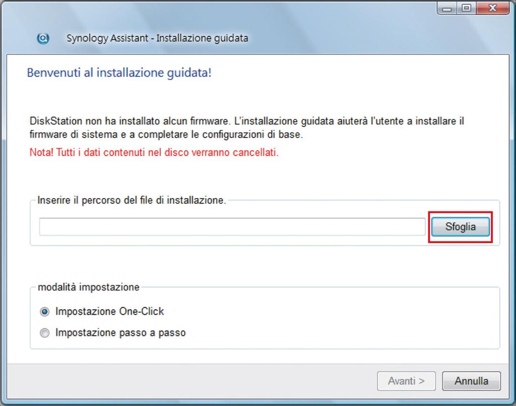 3 Fare clic su Sfoglia per selezionare il file di installazione.pat nel disco di installazione. 4 Seguire le istruzioni su schermo per completare il processo di installazione.