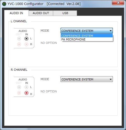 Modifica delle impostazioni degli ingressi audio Modificare le impostazioni in base al dispositivo collegato agli ingressi audio.