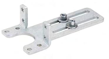 Staffa per il montaggio della pinza OFP20 su profilo (kit completo di viti) MFP - MFM OFP20 gripper mounting bracket, to use with profile