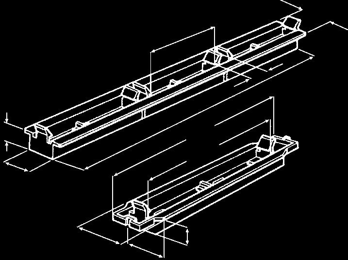 75 25 100 125 1 75 75 1 200 Usare per dorsali o tratti lineari dai quali poter derivare altre misure. Use for main or upright stretch to have other dimension.