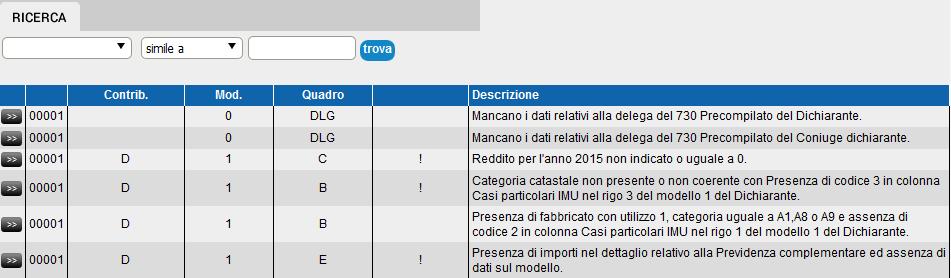 13. Quadro Anomalie e Stampa dichiarazione 13.