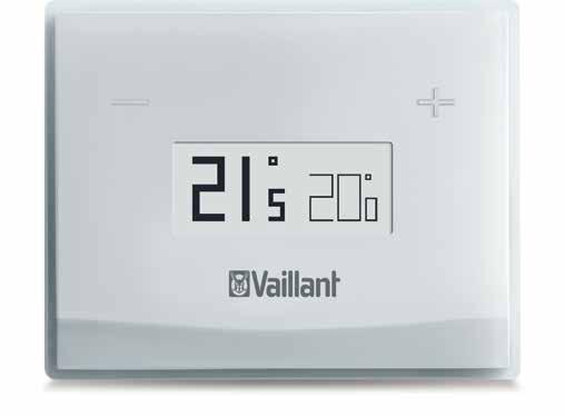 7. Come si usa il termostato vsmart Semplicemente premendo sul pulsante + o - puoi impostare la temperatura ambiente desiderata, il cui valore sarà visibile sulla destra dello schermo.