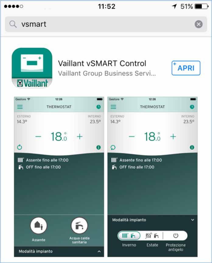 1. Come scaricare la App vsmart Dopo aver installato il tuo termostato wifi vsmart, sei