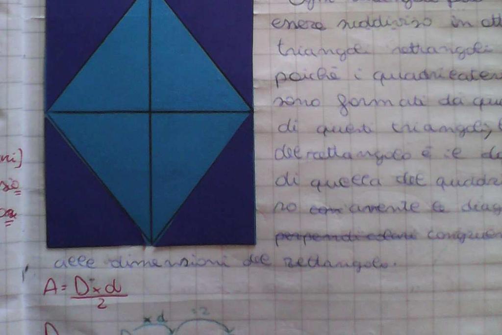 Simone: Ogni rettangolo è suddiviso in 8 triangoli rettangoli, congruenti due a due.