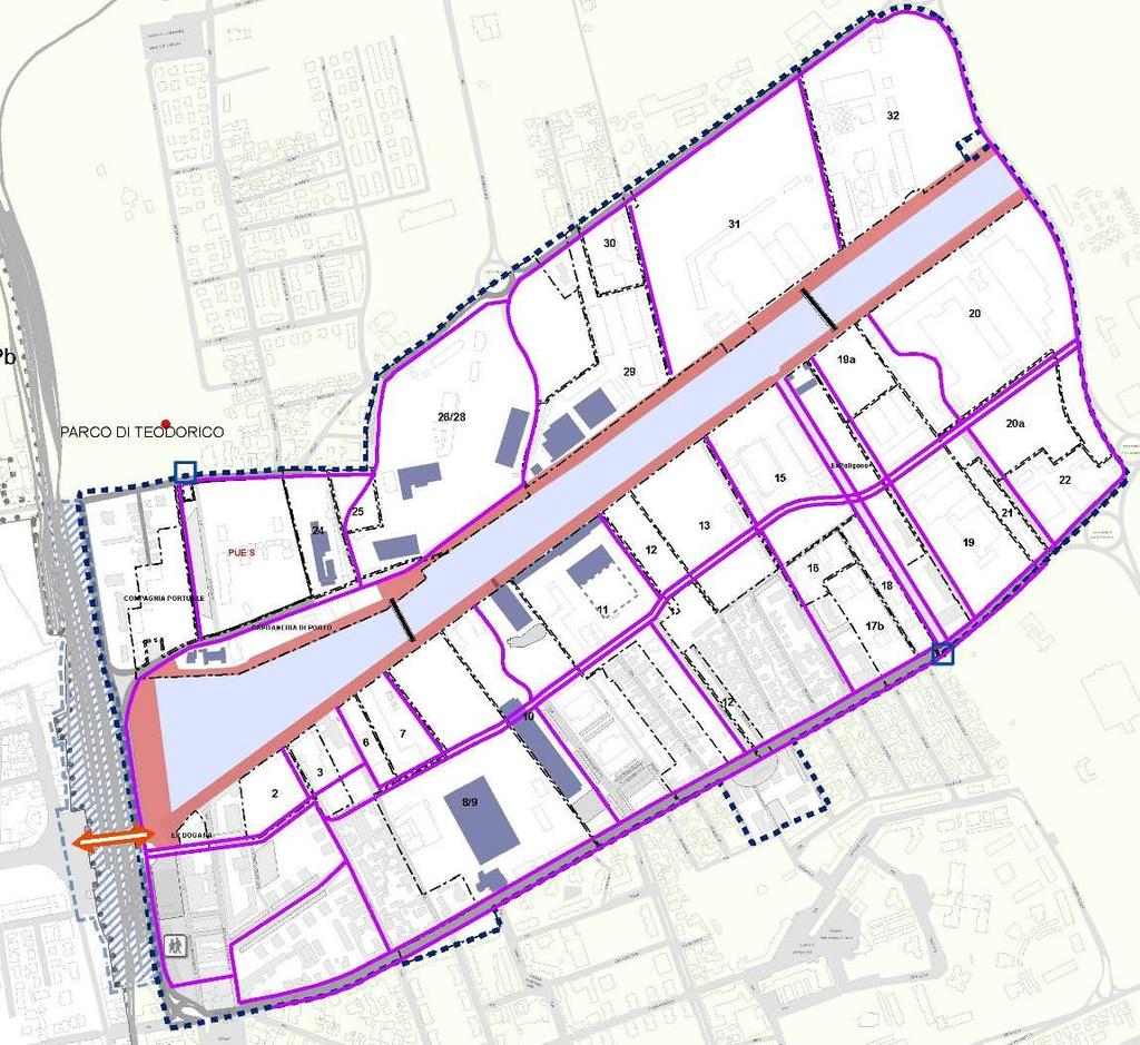 LA FORMA PIANO - SISTEMA mobilità ciclabile e pedonale Priorità rispetto a mobilità carrabile Continuità interna Collegamento esterno (mare, servizi, etc.