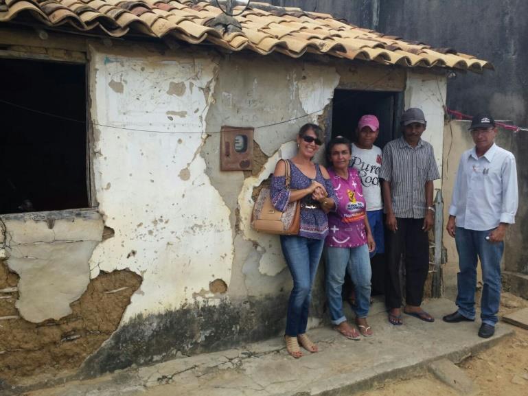 nelle campagne di Nossa Senhora Aparecida) in sostituzione di una casa in terra, la prosecuzione nell aiuto a distanza