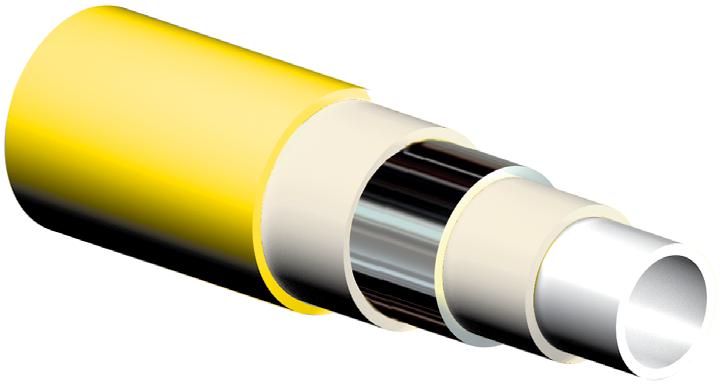 Caratteristiche principali I tubi e i raccordi sono tra loro isolati elettricamente grazie ad una guarnizione piatta che va ad interporsi fra la parte terminale del tubo e il raccordo in ottone.